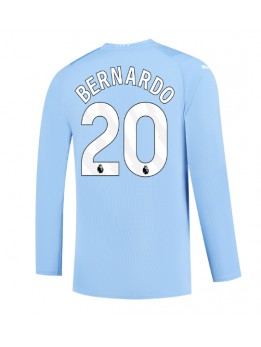 Manchester City Bernardo Silva #20 Domaci Dres 2023-24 Dugim Rukavima